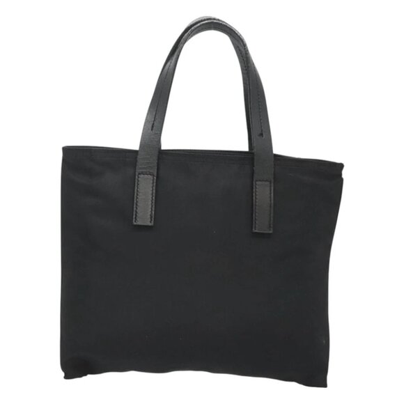 PRADA Hand Bag Nylon Black Silver Auth 118620 - Picture 10 of 16